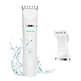 【Fácil e Indoloro】Nuestra recortadora de precisión femenina proporciona una experiencia verdaderamente indolora. El cabezal de acero inoxidable produce un afeitado eficiente y las hojas son afiladas e hipoalergénicas para obtener resultados más precisos y precisos sin irritación. Adecuado para pieles sensibles.