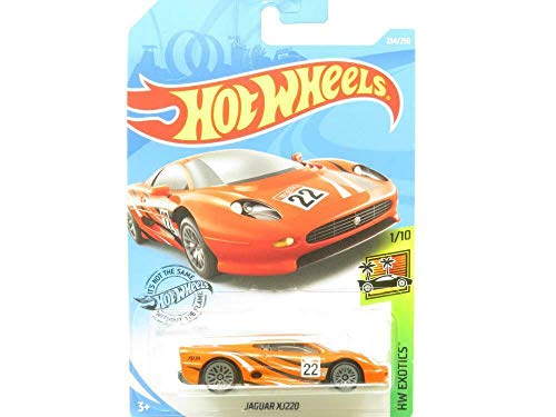 Hot Wheels 2019 HW Exotics Jaguar XJ220 naranja miniatura 1
