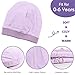 Zsedrut Baby Girls Knit Hats Toddler Infant Beanie Caps Fashion Soft Warm Skull Hood Cap (Light Purple, M)