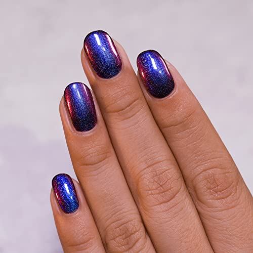 Image of ILNP Cygnus Loop (H) - Blue Holographic Nail Polish (Blue to Red)