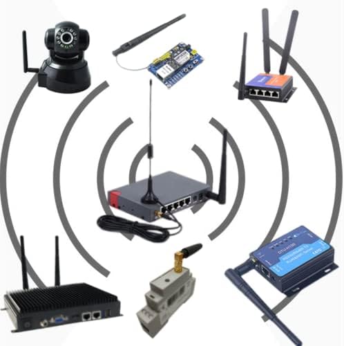 2 Pack Dual Band WiFi 2.4GHz 5GHz 5.8GHz 6dBi MIMO RP SMA Male Aerial Antenna for WiFi Router Range Extender Gateway Wireless Mini PCI Express PCIE Network Card USB