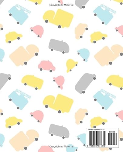 Vehicle coloring book for kids : Trucks, Trains, Planes, Tractors, and More Things.: easy to color f