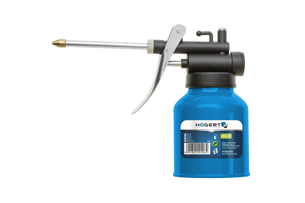 Hogert Technik Germany Metal pressure oil can 200 ml-picture-14