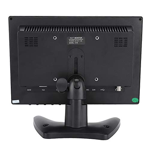 10,1-Zoll-HDMI-Monitor 1920 * 1200 16:10 WLED-Laptop-Computer-Monitor, Tragbarer LED-LCD-Bildschirm mit HDMI/VGA/AV-BNC/USB-Eingang für Raspberry Pi PC-Überwachungskamera (EU-Stecker) – Bild 7