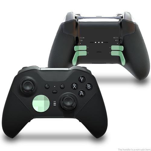 Image of CHARM FOCUS 16-in-1 Metal Thumbsticks Replacement Kits for Xbox Elite Series 2, Xbox Elite 2 Controller Accessories, Includes Magnetic Joysticks, Paddles, Silicone Caps, D-Pads, 1 Tool (Macaron Green)