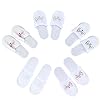 Yosoo 5 Pairs Slippers, for Wedding Party Photography Props,Spa Slippers for Men and Women Bachelorette Party WeddingBride