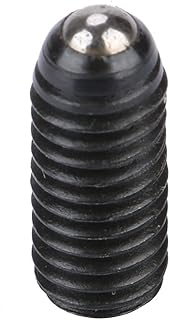 Easy to Inall Spring Plunger Ball, Sturdy and Durable M5 Screw Thread Hex Socket Spring Plunger, Molds Automatic Machines for(M5*12(10PCS))