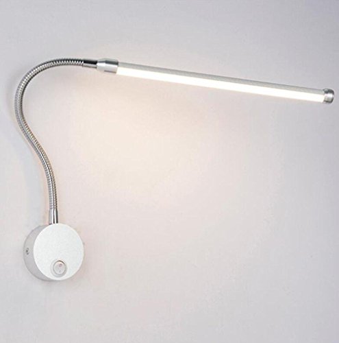 Preisvergleich Produktbild Desinger LED Teleskop Mit Schalter Einstellbar Lesen Wandleuchte Wandleuchte Schlafzimmer Studie Nacht Schreibtisch Wohnzimmer Wandleuchte (Color : White light)