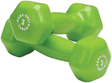 Body-Solid Tools Vinyl Dumbbells