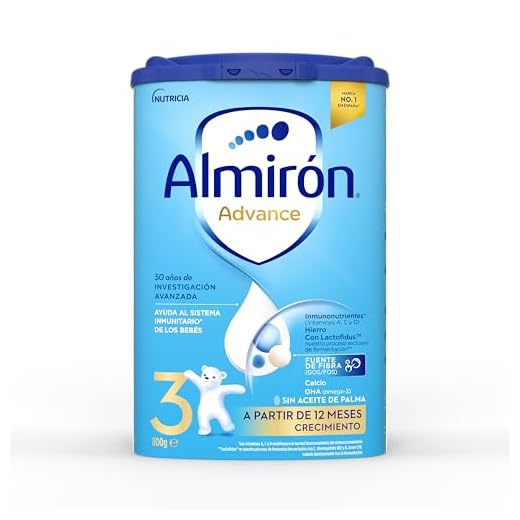 Almirón Advance 3, Leche de Crecimiento en Polvo para Bebé desde los 12 Meses, 800g