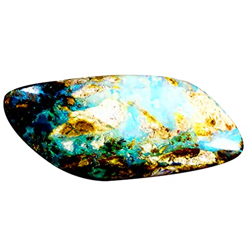 Opale Boulder d'Australie naturelle de 5.23 ct taillée en forme fantaisie pour haute joaillerie