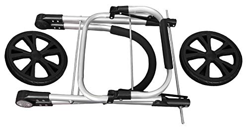 Einkaufswagen aus Aluminiumrahmen mit faltbarem Rahmen Rot – Bild 6