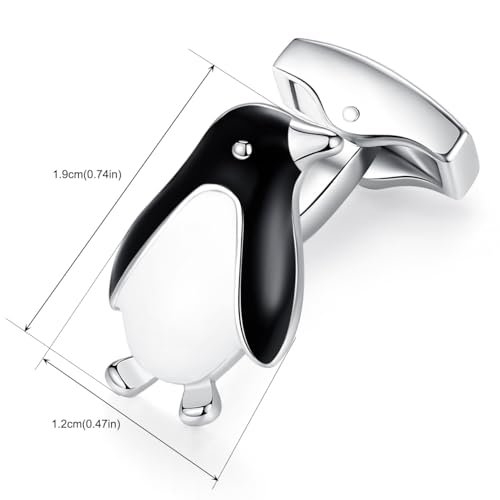 Mancuernillas pingüino HONEY BEAR para hombre miniatura 5