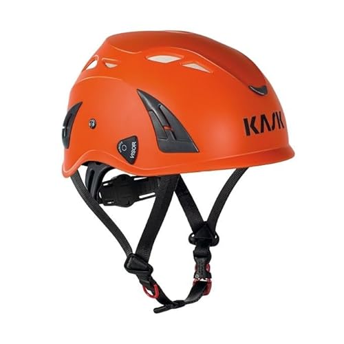 KASK SUPERPLASMA AQ INDUSTRIESCHUTZ -UND KLETTERHELM (ORANGE) | INKLUSIVE SCHUTZBRILLE (TRANSPARENT)