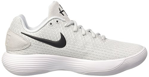 Nike Mens Hyperdunk 2017 Low White/Black/Pure Platinum/Wolf Grey 11 D - Medium