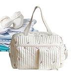 Generisch -Wochenendtasche,Blumenmuster Schultertasche mit viel Stauraum,Kliniktasche | für Arbeit Büro Fitnessstudio Krankenhaus Urlaub Park Picknick