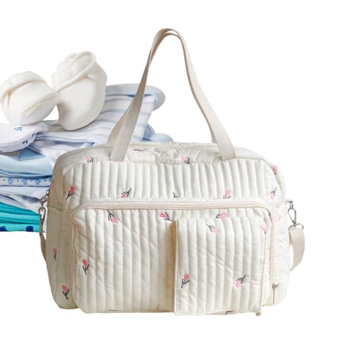 Bolso para pañales grande de material resistente con bolsillos para ir a la playa