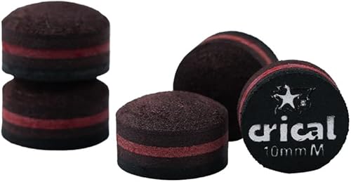 Miniatura 18 de CRICAL Puntas para taco de billar de 5 capas (dureza suave/media/dura) Puntas para taco de billar (tamaño 11 mm 11.5 mm 12 mm 13 mm) Accesorios