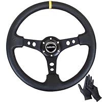 NRG Innovations RST-006BK 350mm ステアリング Amazon | NRG Innovations NRG-RST-006PP 強化ハンドル 350mm