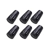 6pcs Walking Stick Tips, Replacement Rubber Tips for Walking Sticks, Trekking Pole Tips Baskets Hiking Pole Tips Feet Shock Absorption Rubber Cane Tips 11mm Diameter Survival Hiking Stick Accessories