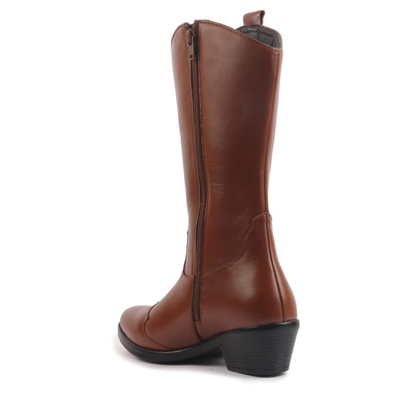 Image of FAUSTO Women Flared Heel Boots