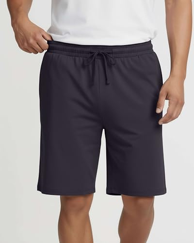 Image of 3 Pack Men's Pajama Shorts Sleep Lounge Casual PJ Comfy Cooling Pockets | Available In Big & Tall, Soft, Stretchy, Breathable, Elastic Waist, Athletic, Gym, Workout, Sweat, Summer, Night, Bottoms