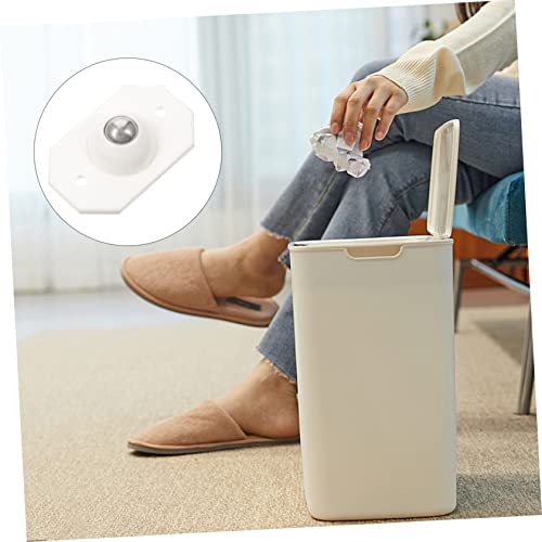 SEWOART 24 peças de rodas adesivas para móveis, caixa de armazenamento branca, rodízios de móveis, r