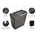 Amazon Basics 8-Sheet Strip Cut Paper, CD, and Credit Card Shredder, 3.2 Gallons Wastebasket, Black