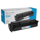 LD © Remanufactured Replacement for HP CF381A / 312A Cyan Laser Toner Cartridge for use in HP Color LaserJet Pro MFP M476dn, M476dw, and M476nw Printers