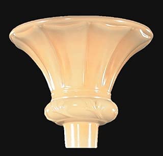 B&P Lamp 12 1/4" Dia. Torchiere, Nu-Gold