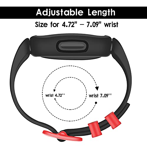 Silicone Bands Compatible with Fitbit Ace 3, Waterproof Soft Replacement Bands for Kids Boys Girls Bracelet Accessories Sports Band for Fitbit Ace 3 Activity Tracker