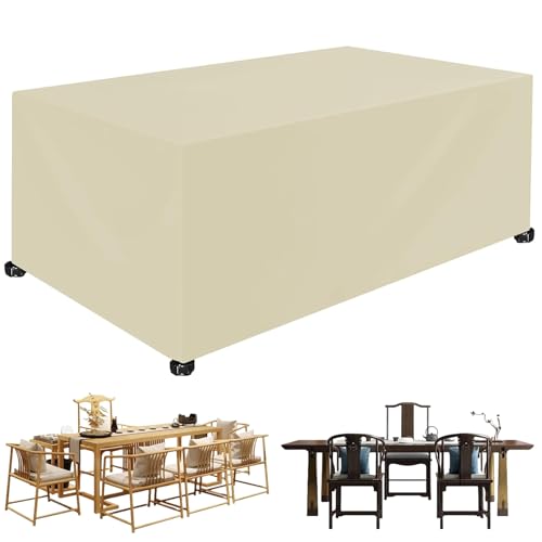 Housse de protection bâche table extérieur imperméable 320x100 - 2