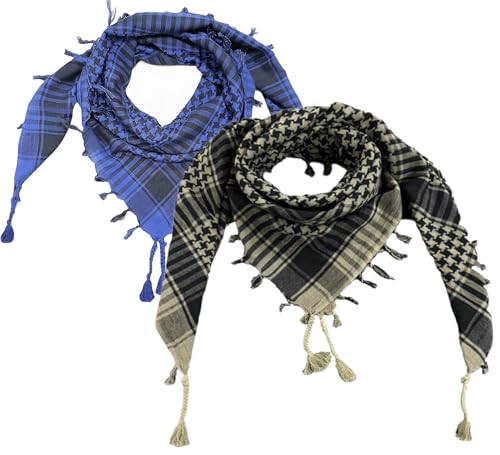 Écharpe militaire Shemagh 100% coton de qualité supérieure Arafat