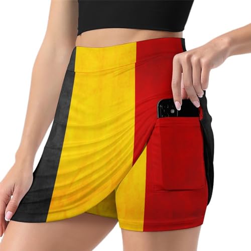 Jupe short de sport Belgique avec poche fonctionnelle pour femme