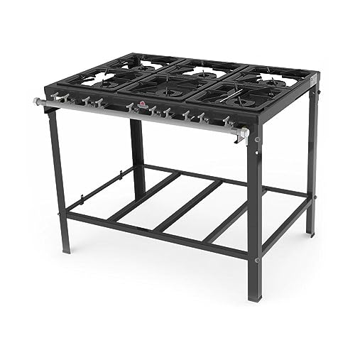 Fogão Industrial Baixa Pressão 6 Queimadores Simples PMS-600 Progás