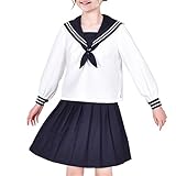 Sunny Fashion Girls Dress JK School Uniform Sailor Uniform Cosplay Costume Size 8