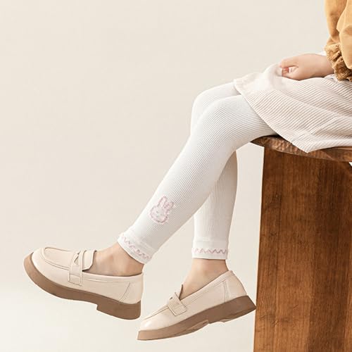 Girls Tights Comfortable Girls Leggings Breathable Nine Points Bottoming Pants for Girls 90cm to 150cm Autumn3