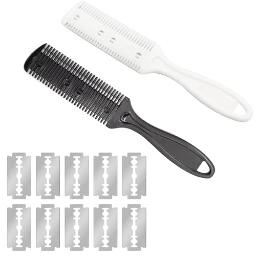 SWYSGS - Peine para afilar el cabello, peine para cortar el cabello, peinador de corte para desecar, profesional de afeitadora DIY