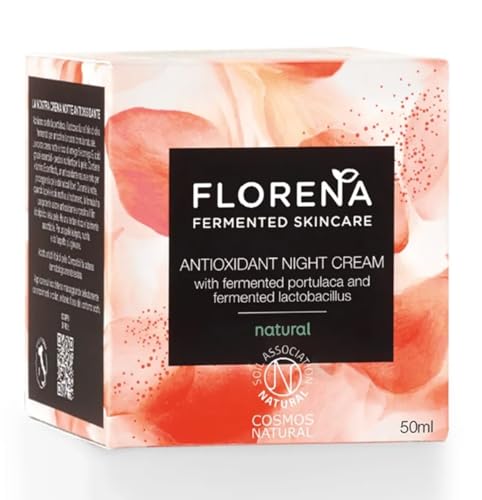 Fermented Skincare Antioxidant Natural Night Cream (1x 50mls) Fermented Portulaca & Fermented Lactobacillus. Soil Association. Natural Ingredients