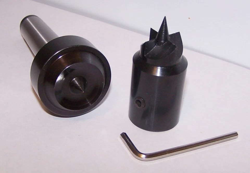 PRESIZE Shopsmith Drive Spur And MT2 Live Center Set "New" Fits All Models