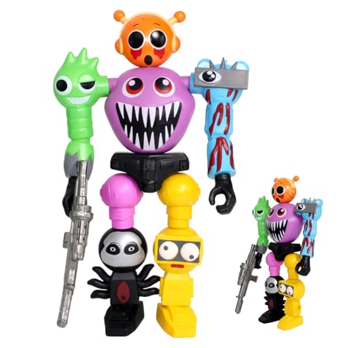 Action Figure, Creative Robot Poseable & Detachable for Adults, Vibrant Collectible for Birthday Decorations, Tiny for Collectors and Playtime