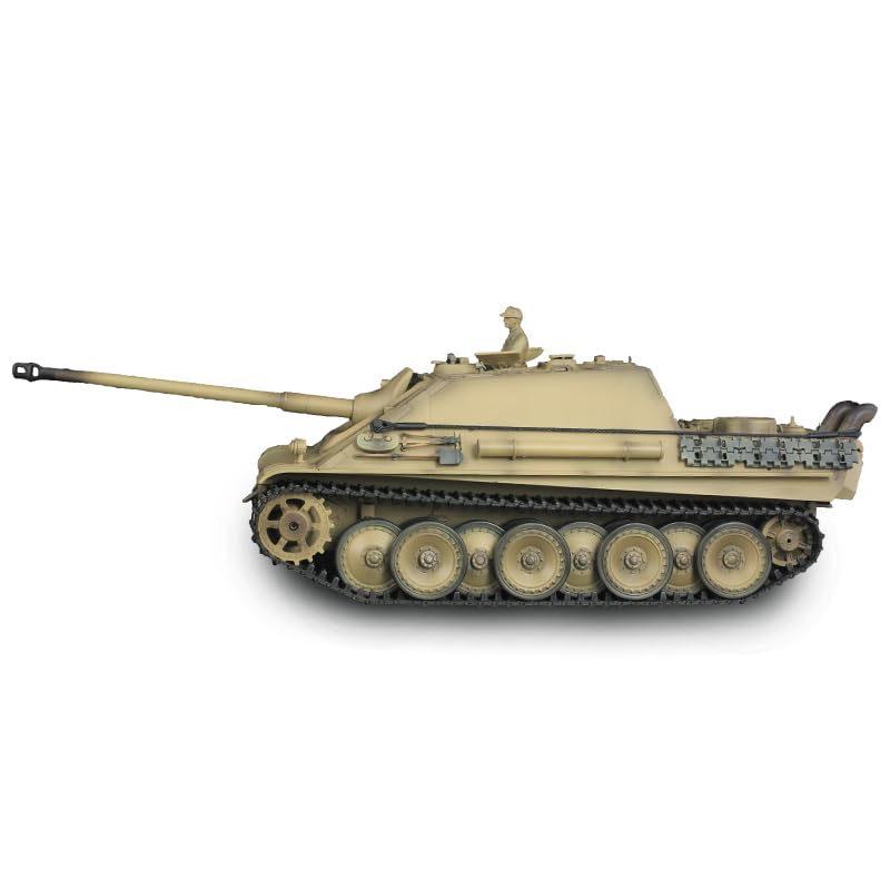 Henglong 1/16 Giallo 7.0 Aggiornato Jadpanther RTR RC Tank 3869 Metal Tracks Adult Hobby
