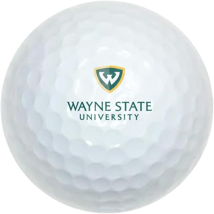 Collegiate Design 520 Wilson Golf Balls 12 Pack, Regulation Size Full Color Premium Golf Balls Collection