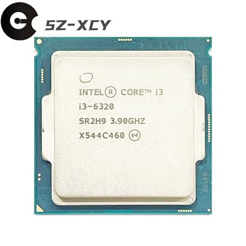 Processeur I3-6320 LGA 1151 CPU double cœur 3.9 GHz pour PC de bureau