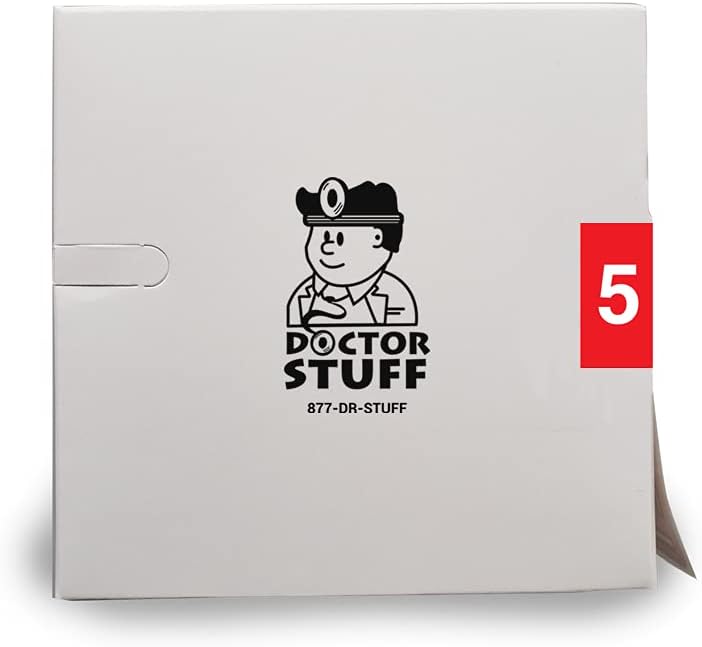 Doctor Stuff - File Folder Labels, Number 5, S & W KKL Match - SWNM Series Chart Stickers, Red, 1-1/2" x 1-1/2", #5, 500/Roll