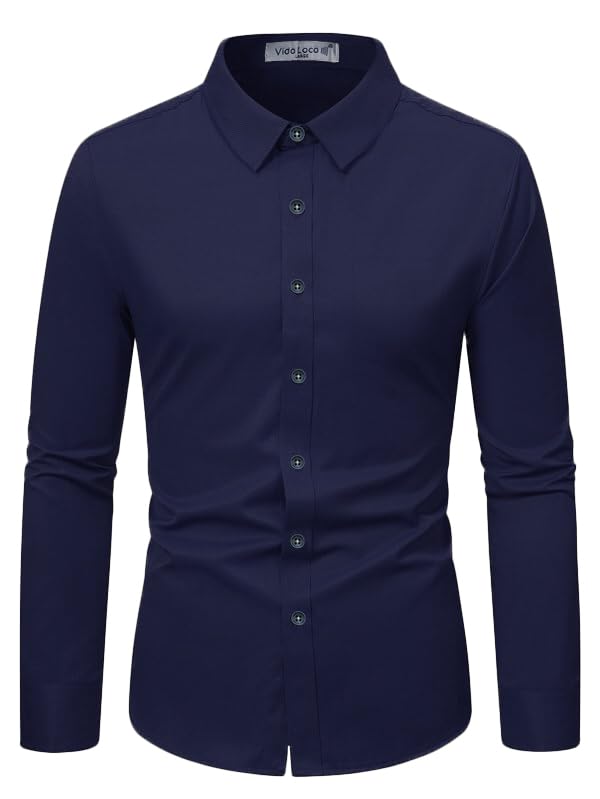 Image of Vida Loca Full Sleeve Spread Collar Cotton Blend Casual, Festival Stylish Slim fit Shirt for Men and Boys.