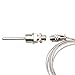 CrocSee RTD Pt100 Temperature Sensor Probe 3 Wires 2M Cable Thermocouple -58~572°F (-50-300°C) 1/2