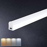 LED直管蛍光灯 20W形 直管タイプ 580mm 高輝度2000lm 消費電力10W 工事不要 長寿命50000時間 PSE認証済 省エネ設計 連結対応 一体型LEDライト ACプラグ付 高演色性 防虫 チラツキ無し 広角度照射 倉庫 工場 学校 事務所 台所 廊下 玄関 店舗 照明器具 ベースライト シームレス連結対応 (昼光色)