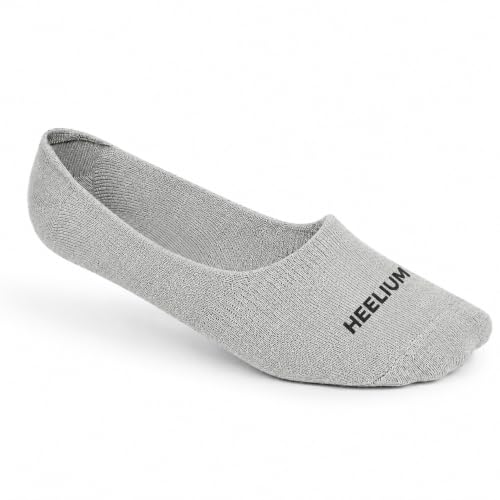Image of HEELIUM Bamboo No Show Socks for Men | Odour Free & Breathable | 3X Softer Than Cotton Socks | Low Cut Socks | Size (UK 6-10)
