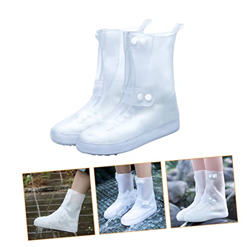 Par de cubrezapatos impermeables antideslizantes para lluvia y actividades al aire libre miniatura 5